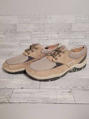 Men's Columbia Caicos Brown Tan Suede Boat Shoes Size 9.5